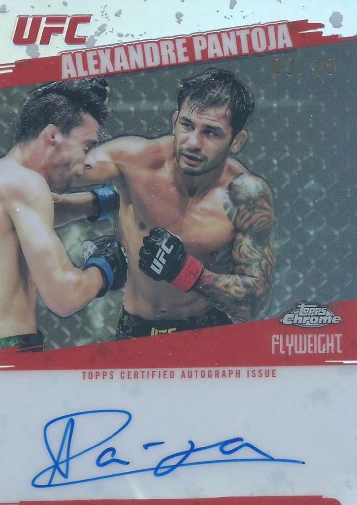 Alexandre Pantoja Topps 2009 Variation Signature 2026 Topps Chrome UFC