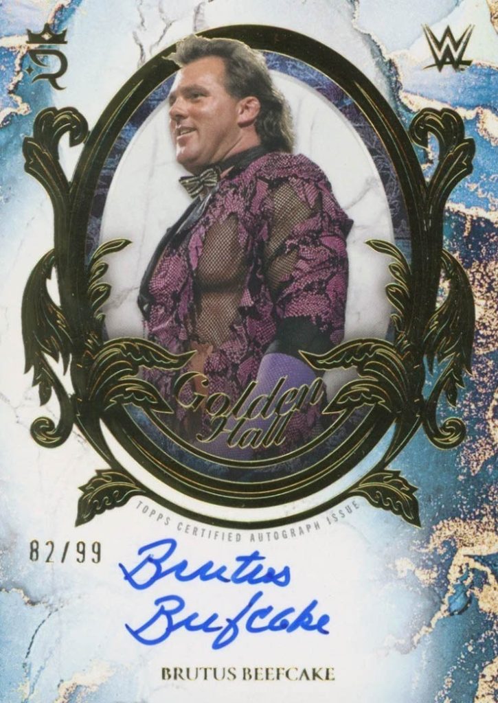 Brutus Beefcake Golden Hall 2025 Topps Royalty WWE