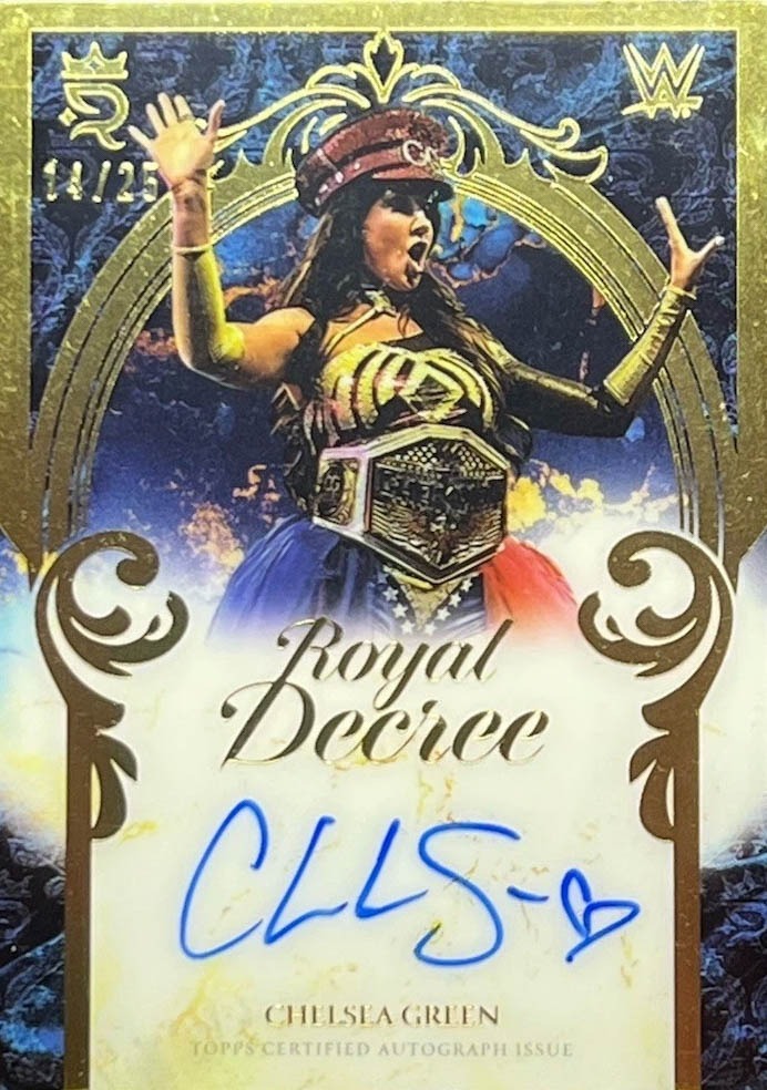 Chelsea Green Royal Decree 2025 Topps Royalty WWE