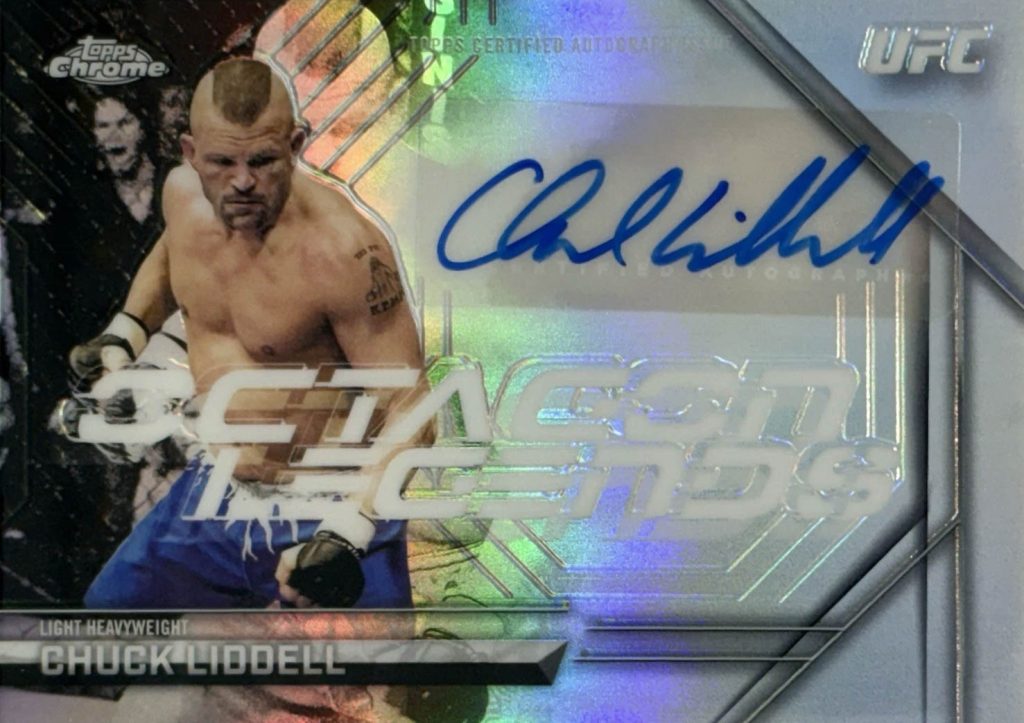 Chuck Liddell Octagon Legends Refractor 2026 Topps Chrome UFC