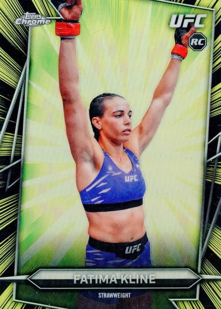 Fatima Kline Radiating Rookies 2026 Topps Chrome UFC