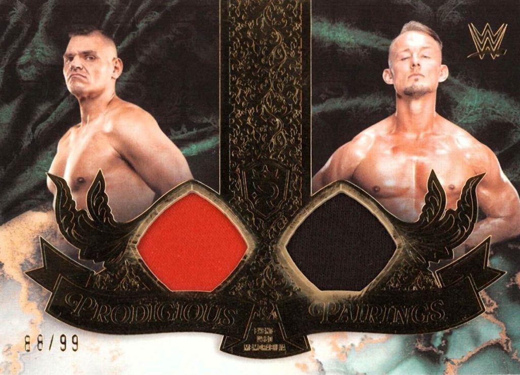 Gunther and Ludwig Kaiser Prodigious Pairings 2025 Topps Royalty WWE