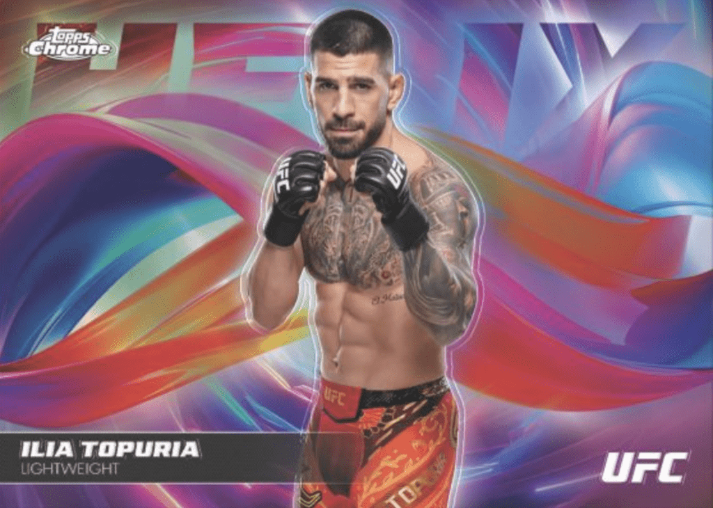 Ilia Topuria Helix 2026 Topps Chrome UFC