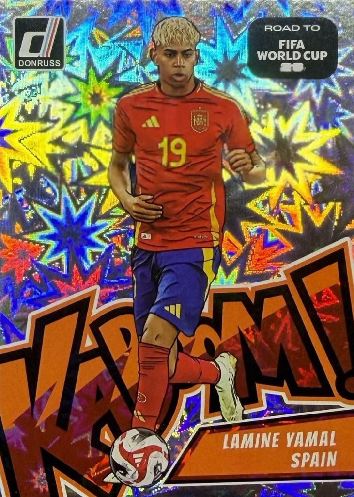Lamine Yamal Kaboom 2025-26 Panini Donruss Road to FIFA World Cup