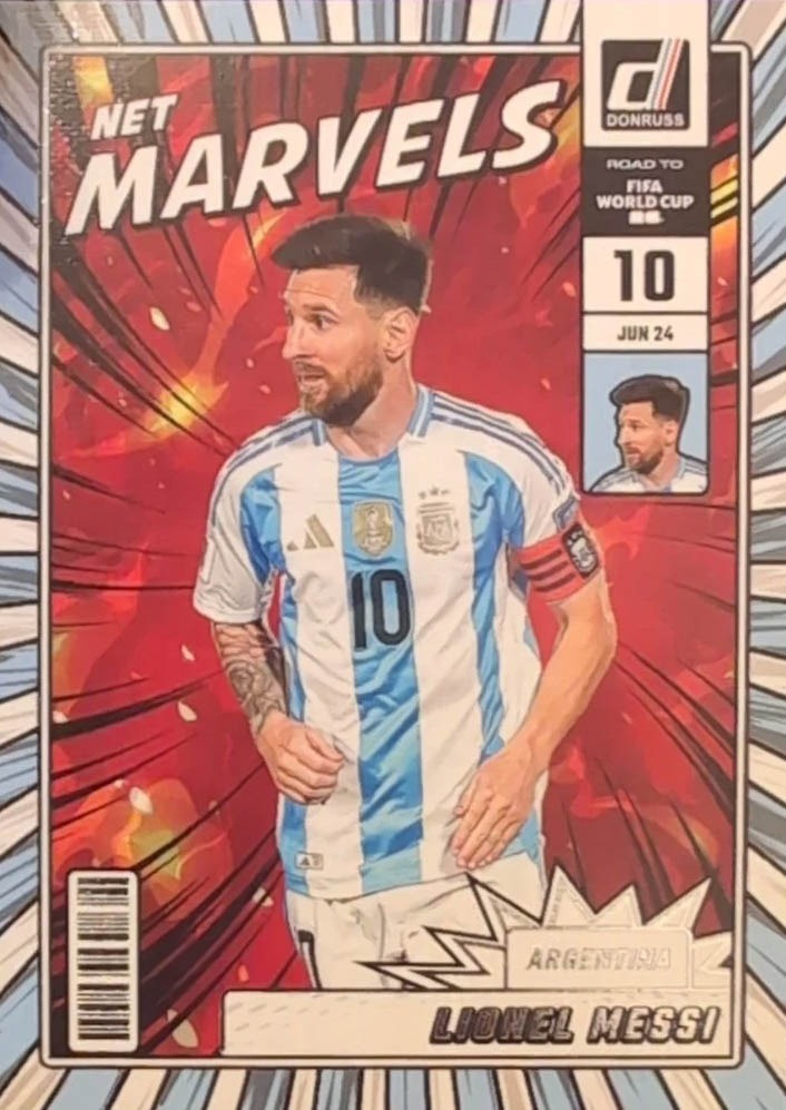 Lionel Messi Net Marvels 2025-26 Panini Donruss Road to FIFA World Cup