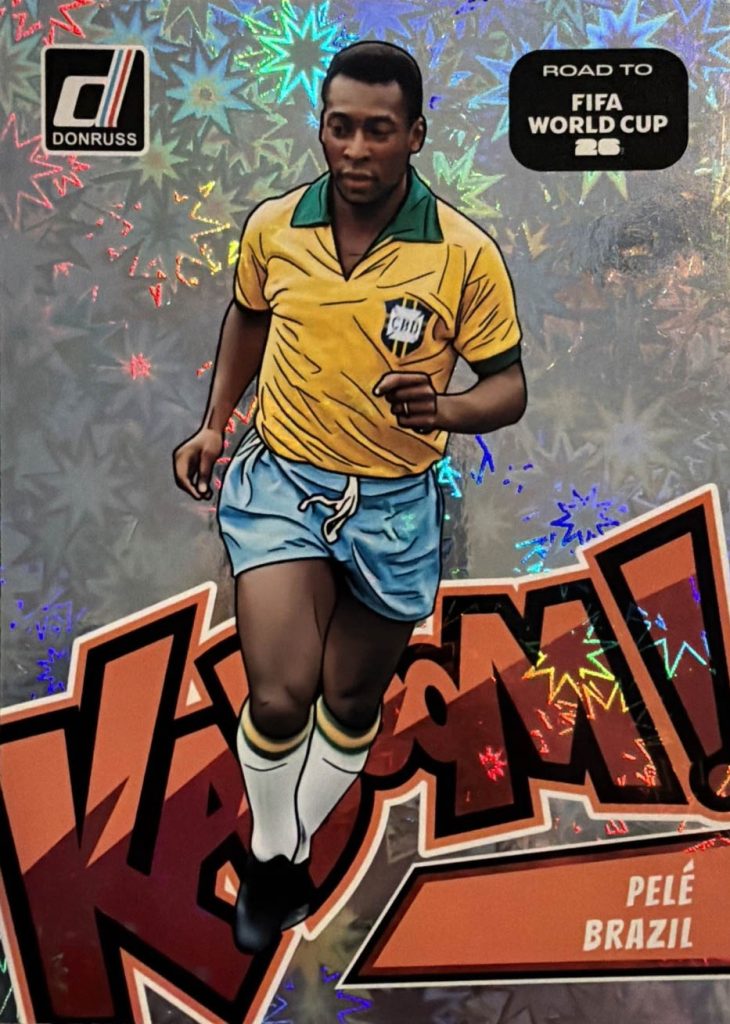 Pelé Kaboom Oversize 2025-26 Panini Donruss Road to FIFA World Cup
