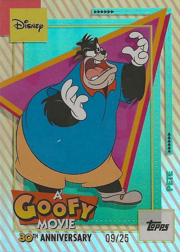 Pete A Goofy Movie Orange Parallel 2026 Topps Disney Neon