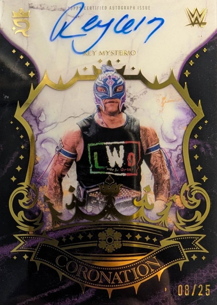 Rey Mysterio Coronation 2025 Topps Royalty WWE