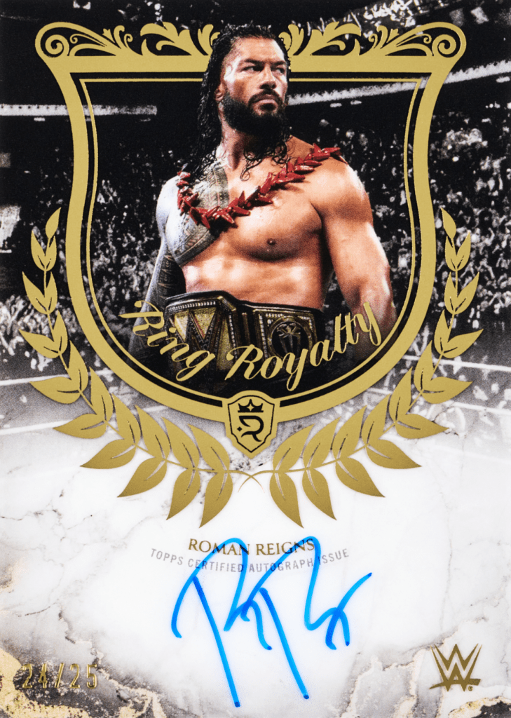Roman Reigns Ring Royalty 2025 Topps Royalty WWE