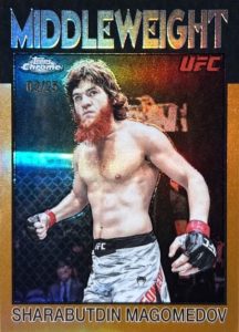 Sharabutdin Magomedov 1986 Topps Orange Refractor 20265 Topps Chrome UFC