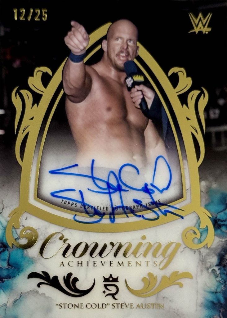 Stone Cold Steve Austin Crowning Achievements 2025 Topps Royalty WWE