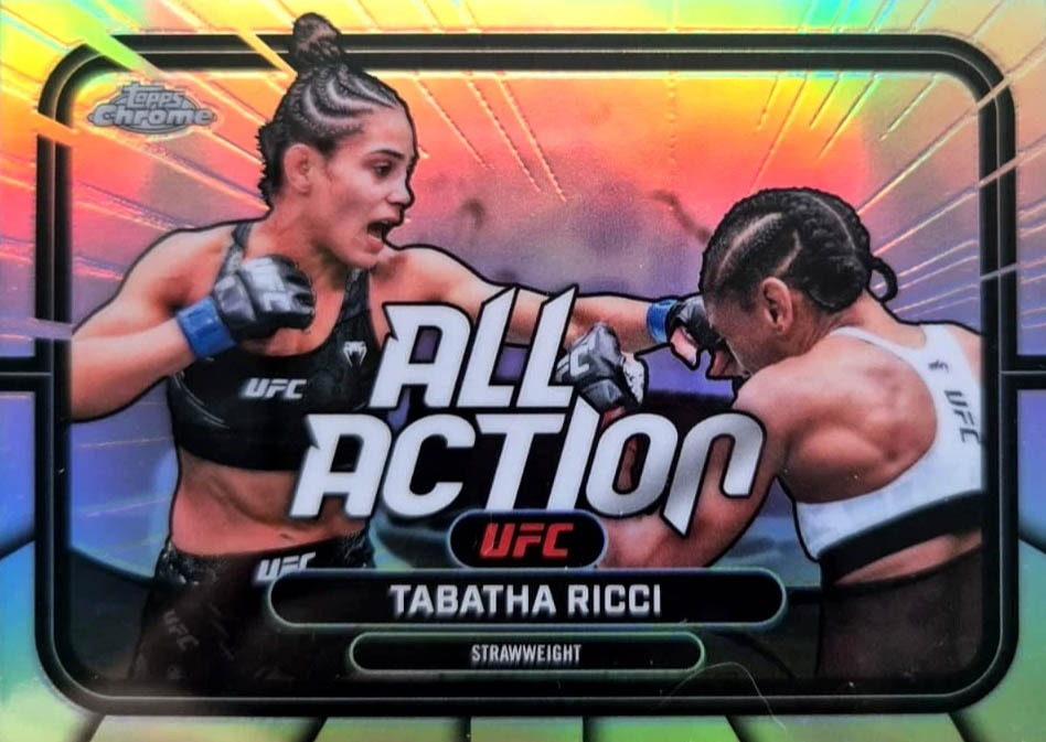Tabatha Ricci All Action Refractor 2026 Topps Chrome UFC