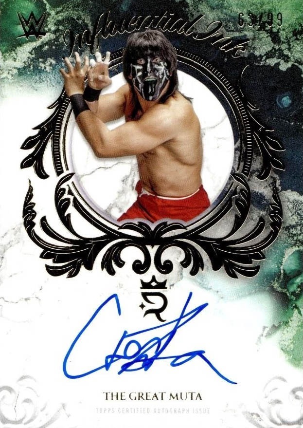 The Great Muta Influential Ink 2025 Topps Royalty WWE
