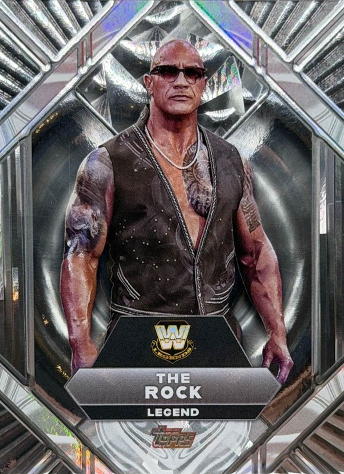 The Rock Liquid Silver 2025 Topps Royalty WWE