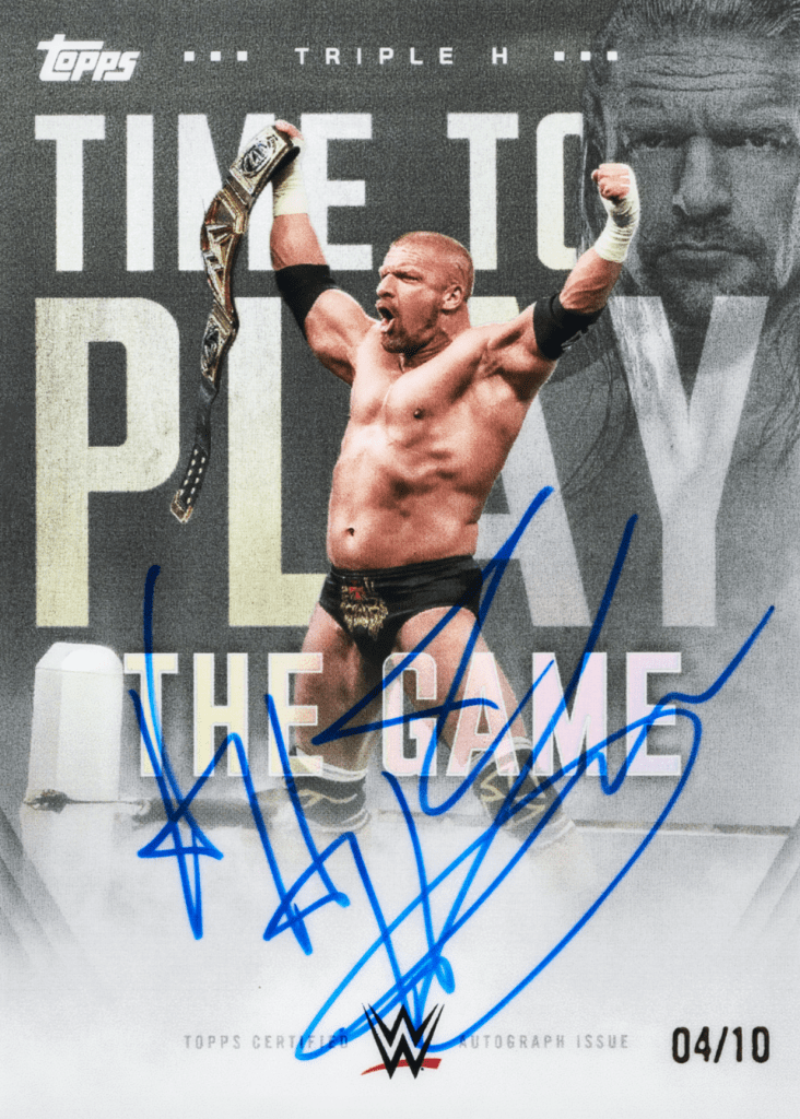 Triple H The Game Autograph 2025 Topps Royalty WWE