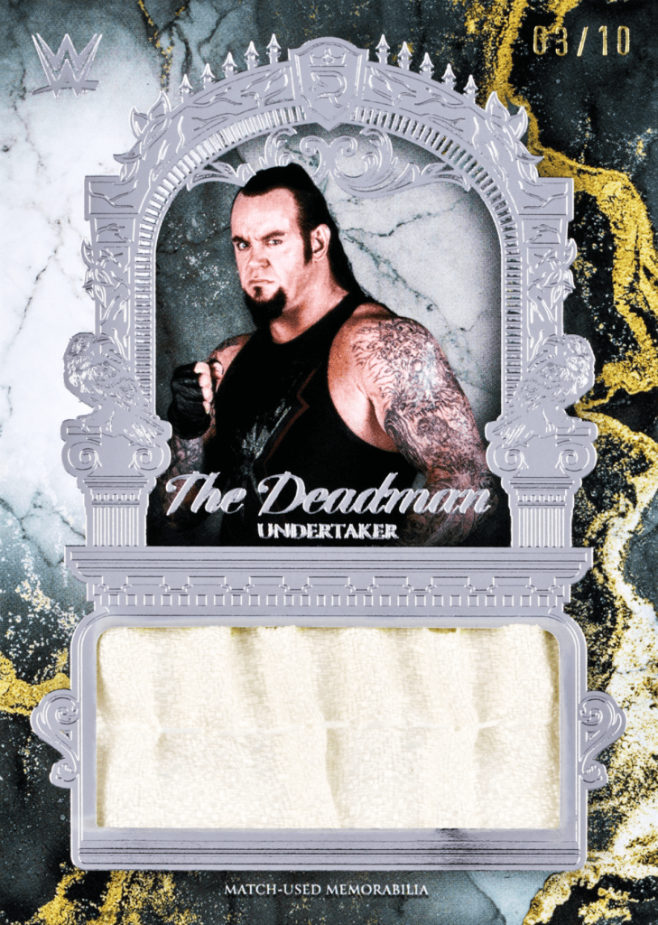 Undertaker The Deadman Relics Silver Parallel 2025 Topps Royalty WWE