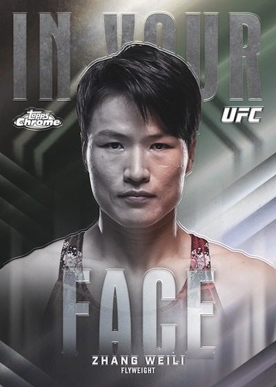 Zhang Weili In Your Face 2026 Topps Chrome UFC