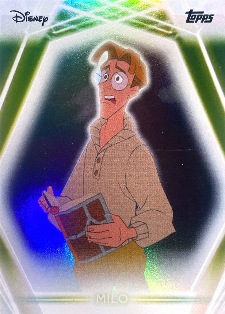 Milo Base Card Refractor 2026 Topps Disney Neon