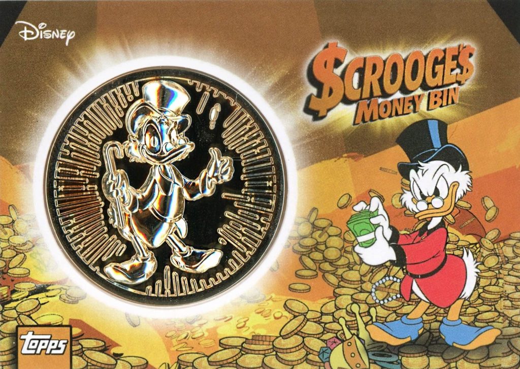 Scrooge McDuck Scrooge's Money Bin 2026 Topps Disney Neon