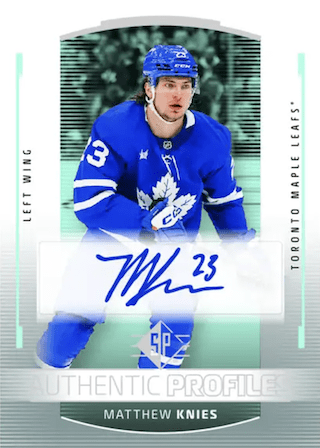 Matthew Knies Authentic Profiles Signature 2025-26 Upper Deck SP Hockey