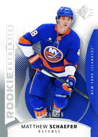 Matthew Schaefer Rookie Authentics 2025-26 Upper Deck SP Hockey